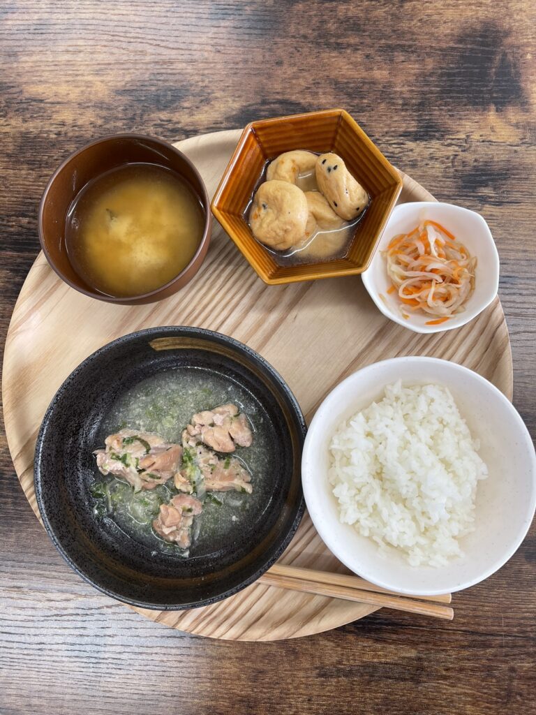 鶏肉食べてもりもり！