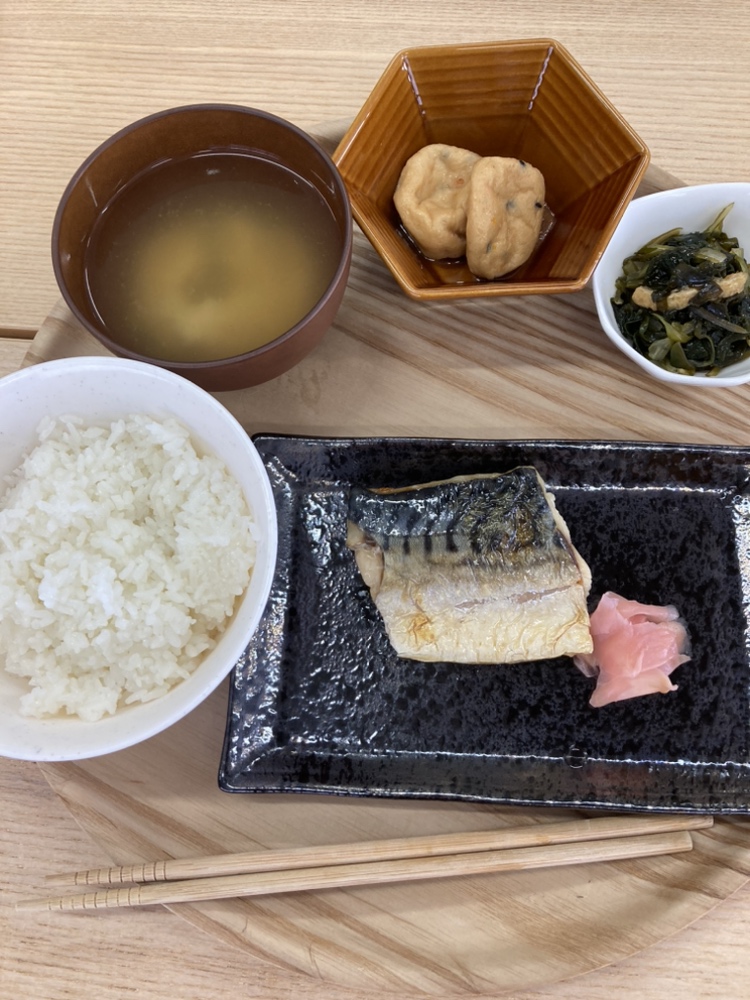 サバの塩焼き！