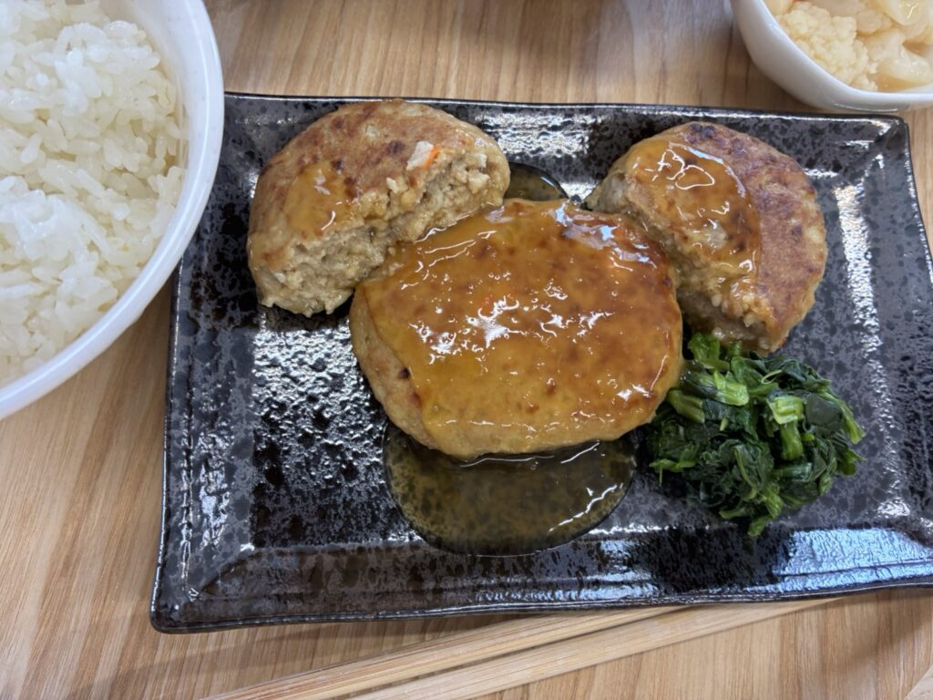 豆腐ハンバーグ！